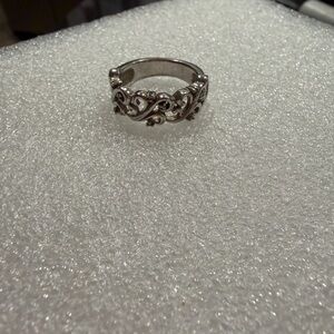 Kay Jewelers Silver Scroll Band Ring